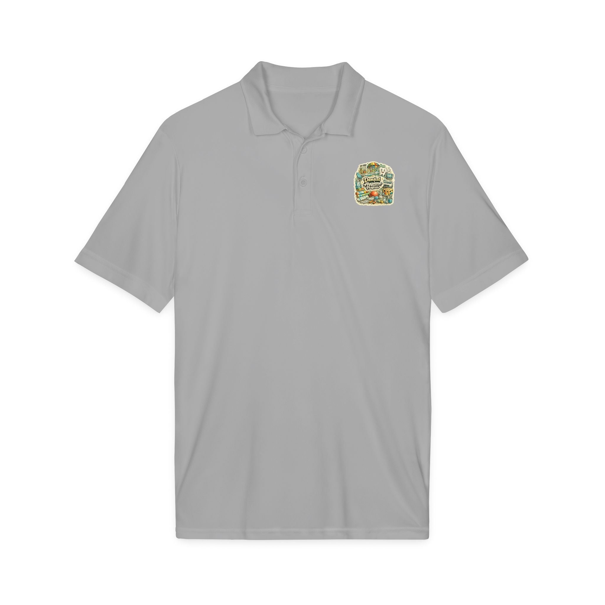 Dental Hygiene Polo Shirt — Embroidered Vintage Camper Shirt