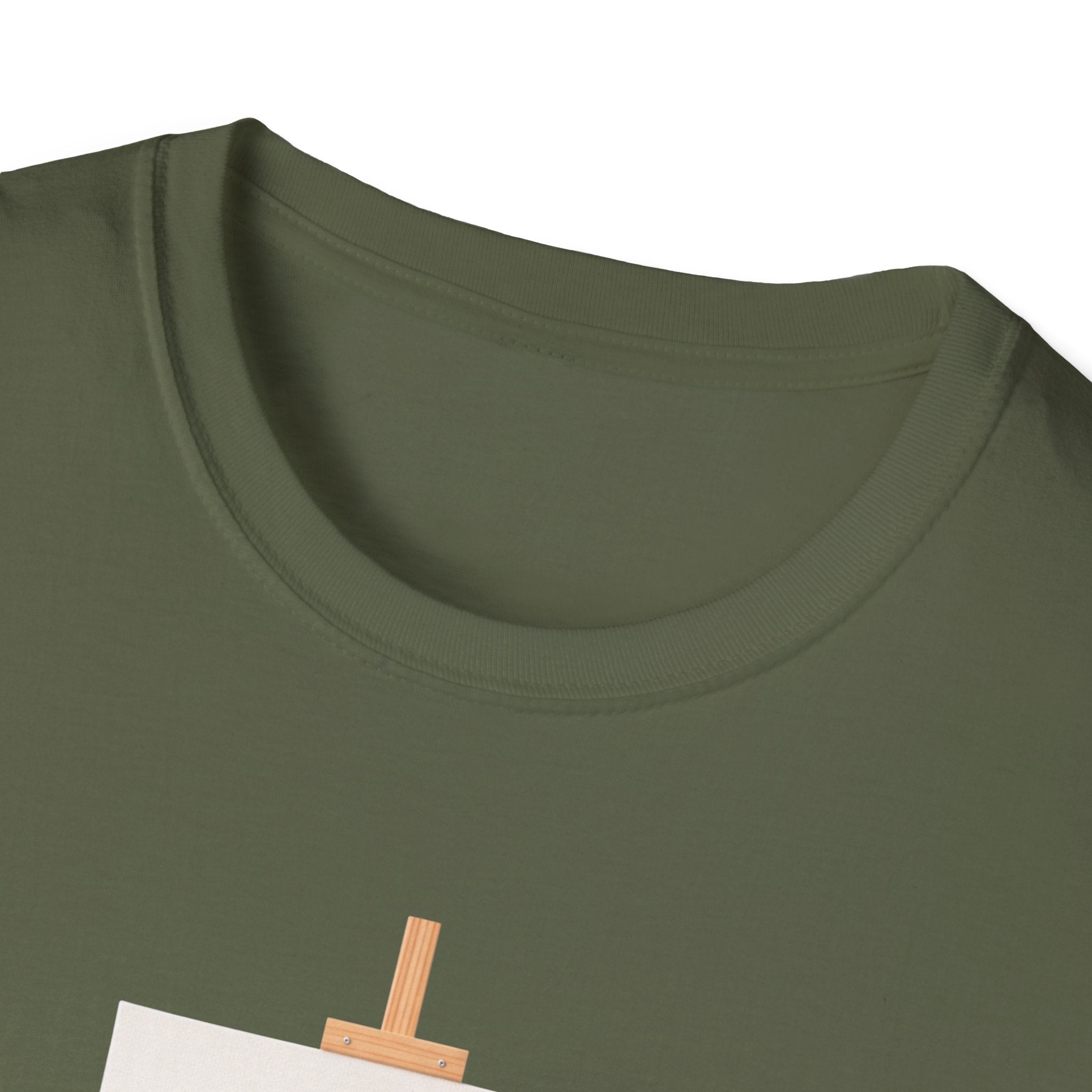 Art Student T-Shirt — “I’m an Art Student, I Make Messy, Colorful, Creative Stuff” Canvas Tee
