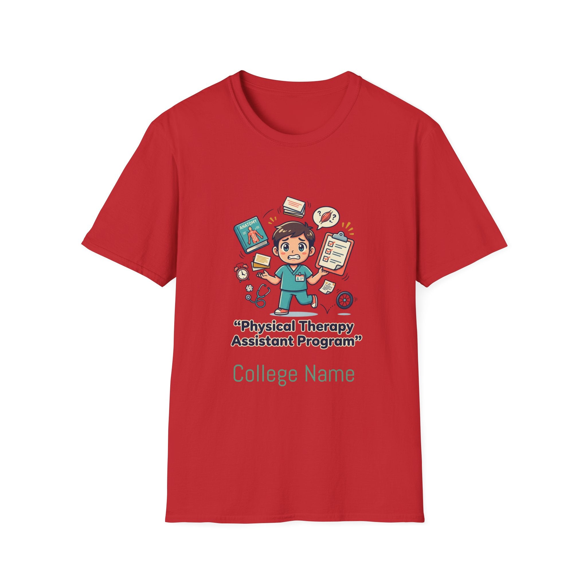 Physical Therapy Assistant Program T-Shirt — Cute PTA Student Tee (Custom College Name)