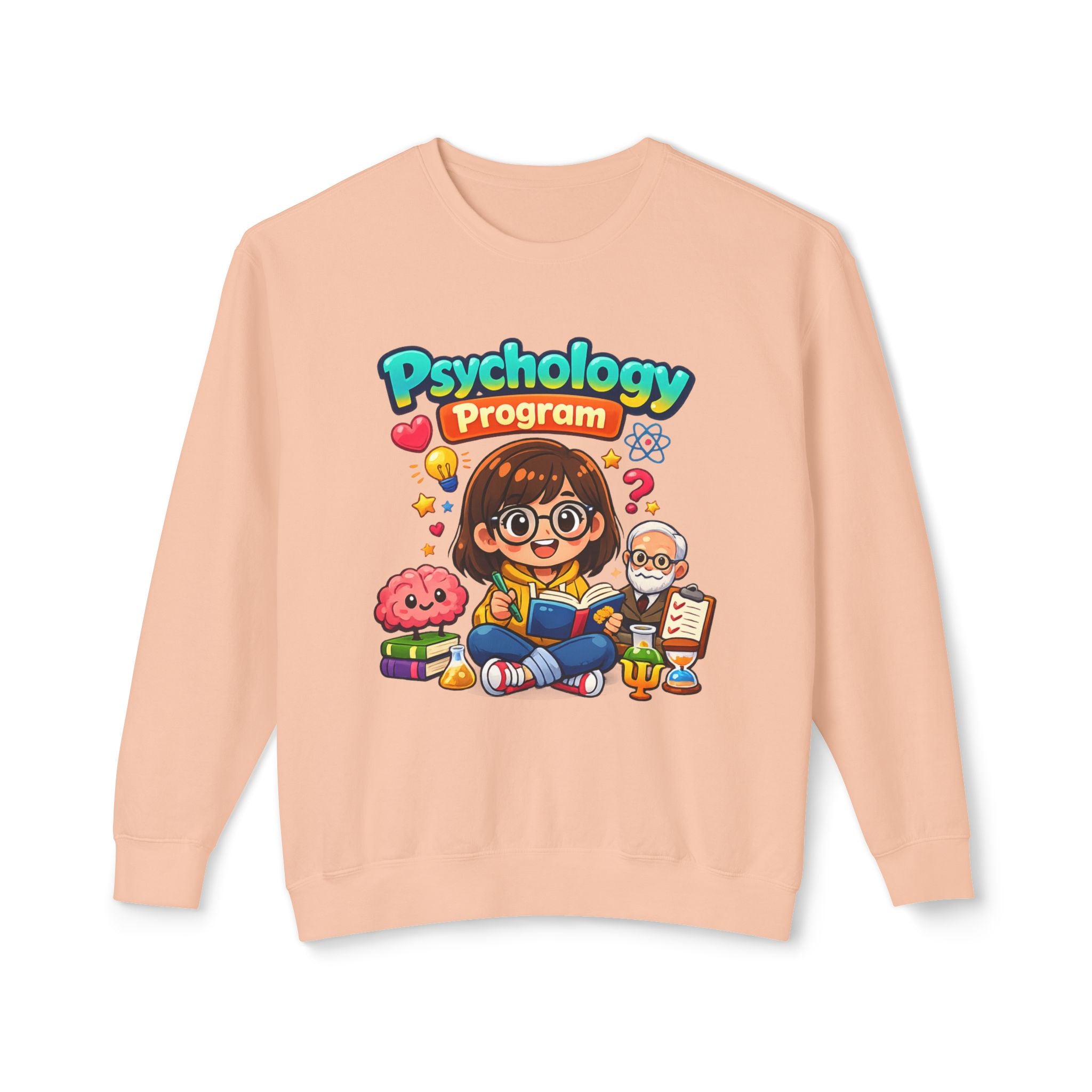 Psychology Program Crewneck Sweatshirt — Cute Student Grad Design