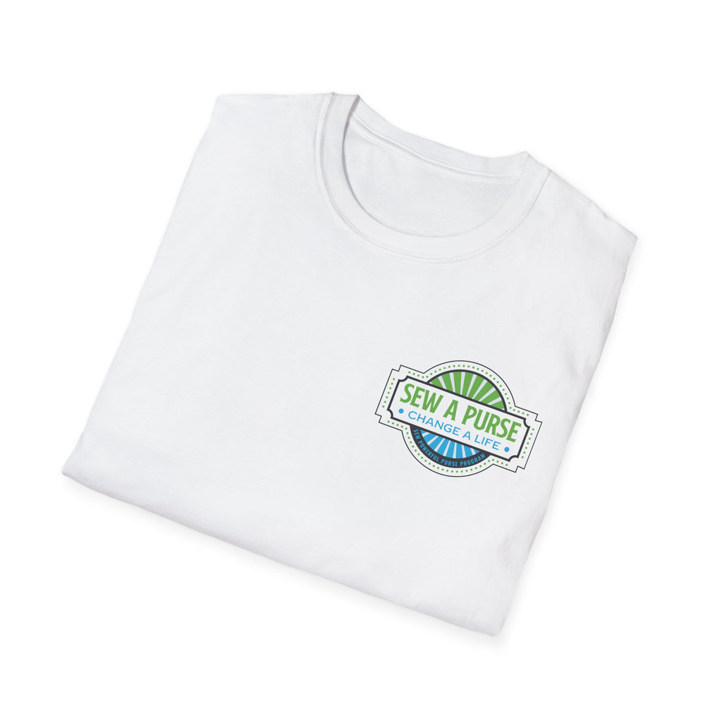 Sew A Purse — Change A Life T-Shirt - Front and Back