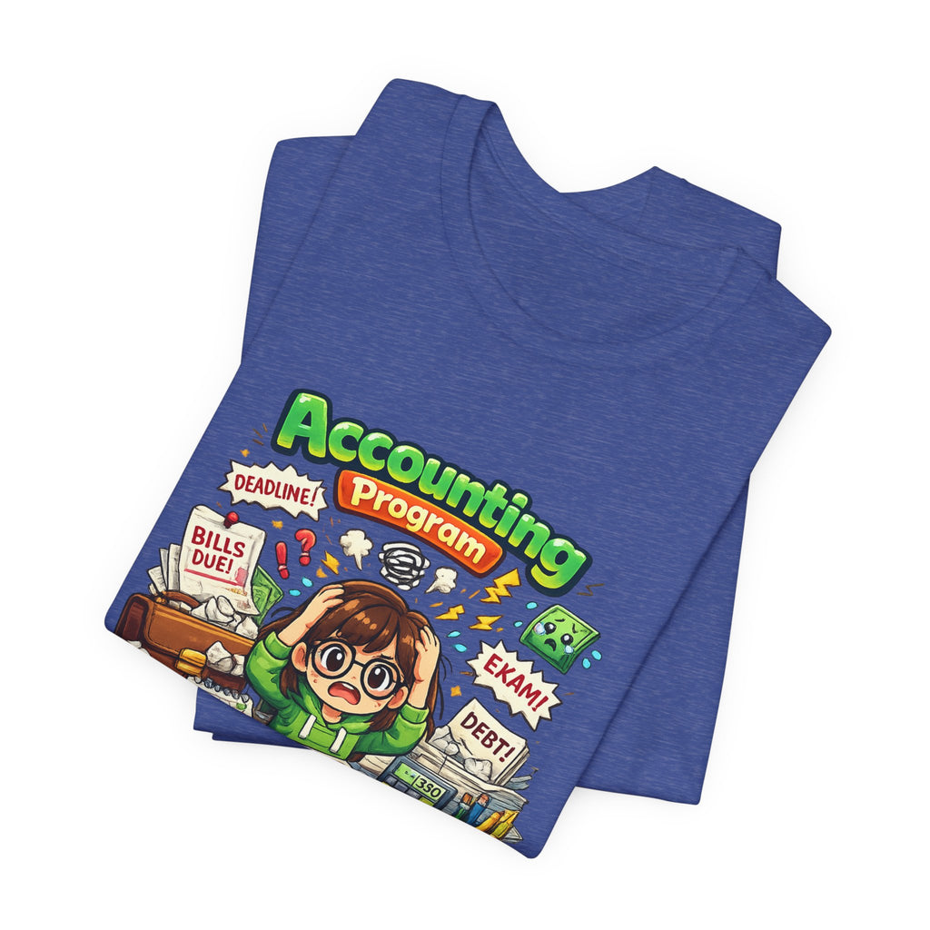 Accounting Program Student Tee — Cute Study Cartoon College Shirt