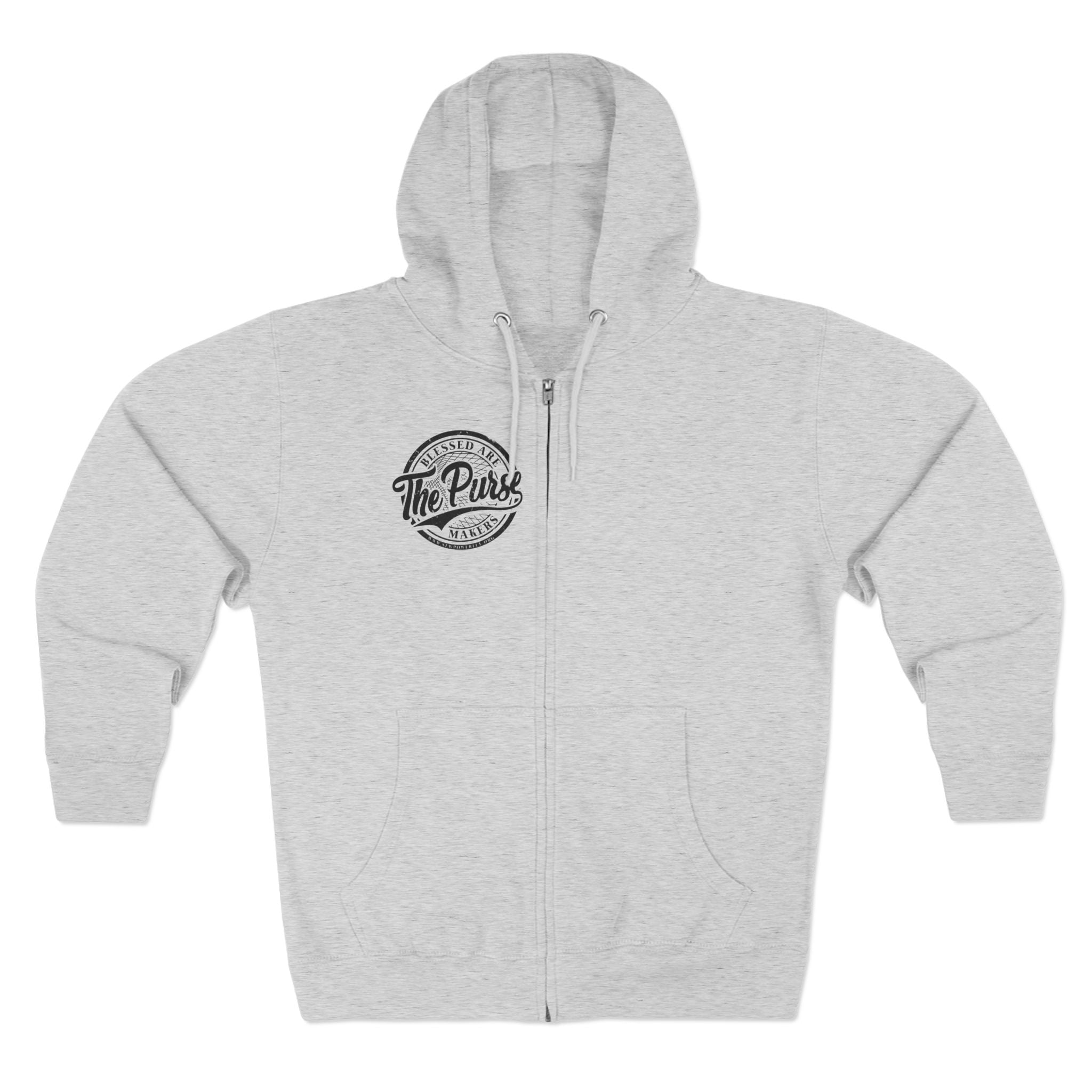 The Purse Zip Hoodie — Vintage Camping Logo Hooded Jacket