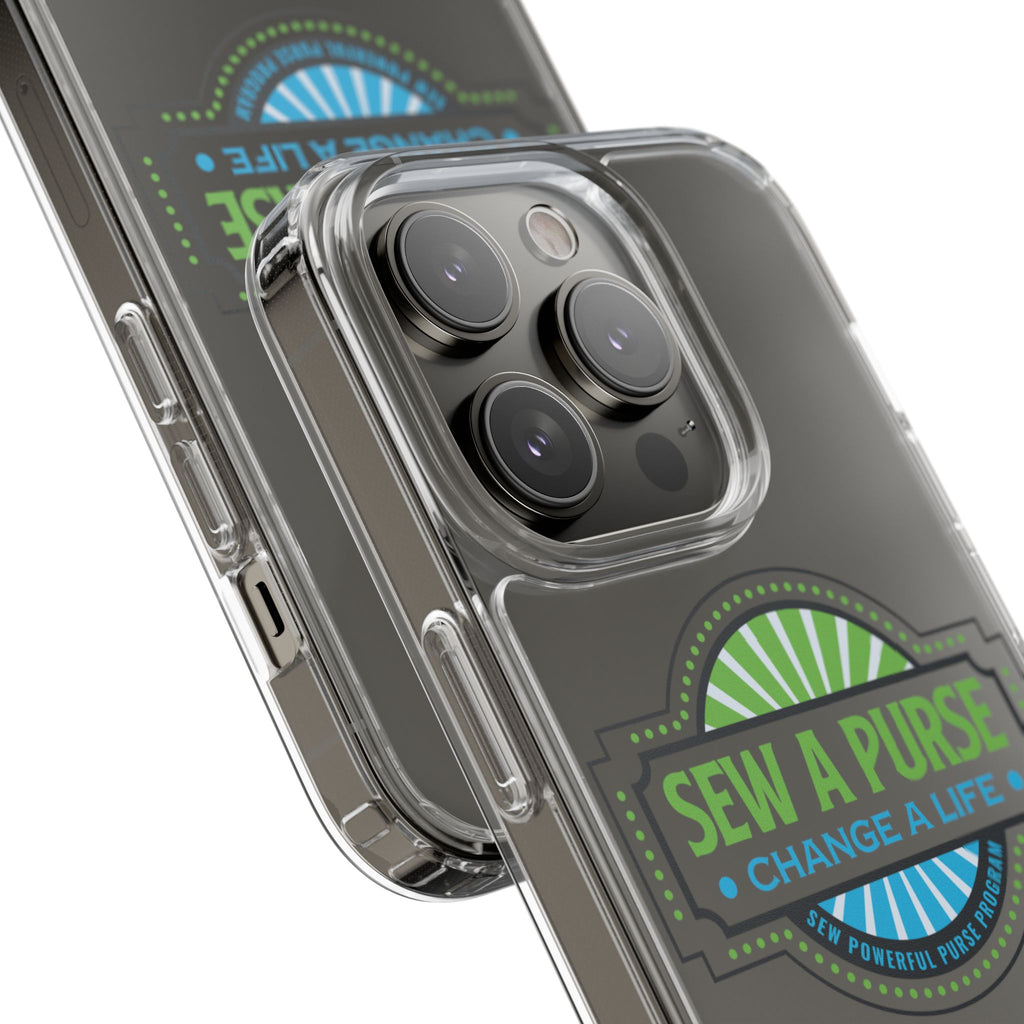 Clear Case — “Sew a Purse, Change a Life” Charity Phone Case