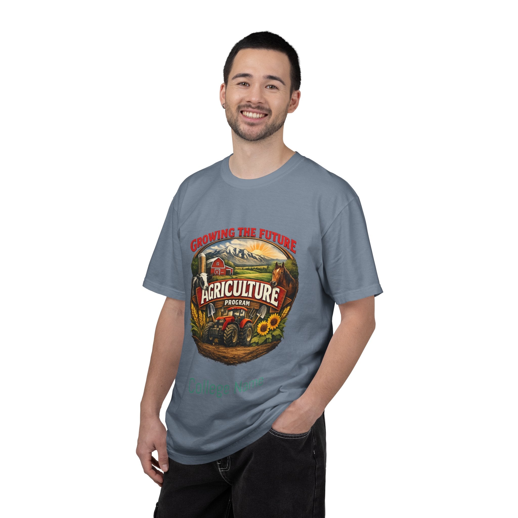 Agriculture Program T‑Shirt — "Growing the Future" Farm Vintage Graphic