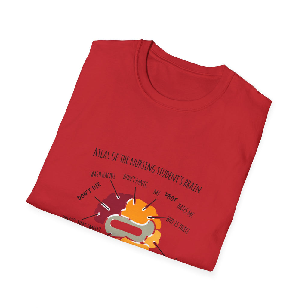 Nursing T-Shirt —  Illustrated Campus Map Tee