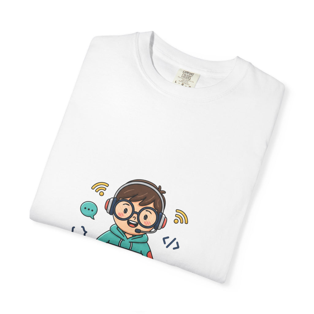Computer Science Program T-Shirt — Cute Programmer Cartoon Tee