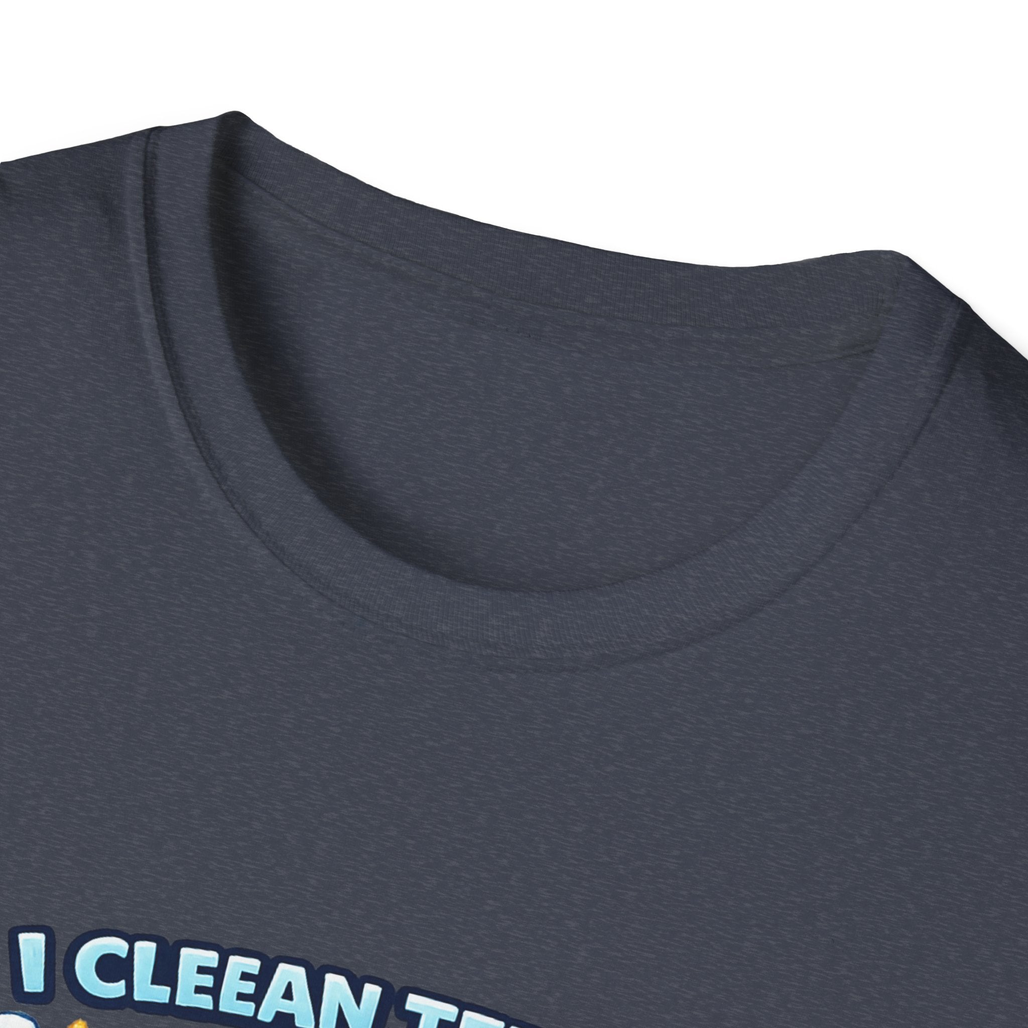 Dental Hygiene T-Shirt — "I Clean Teeth to Make a Smile Bright" Cute Tooth Graphic