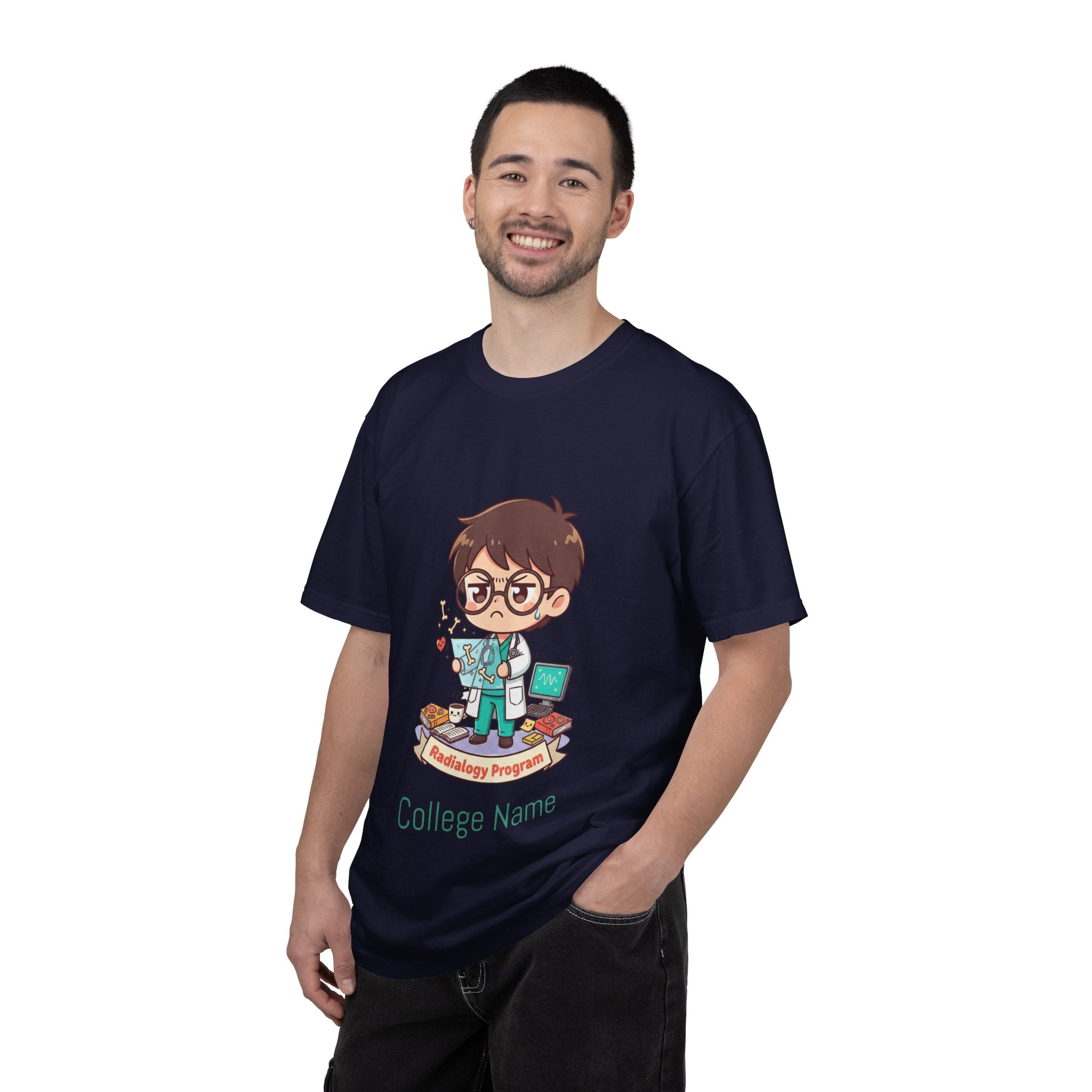 Radiology Program T-Shirt — Cute Radiologist Cartoon College Tee