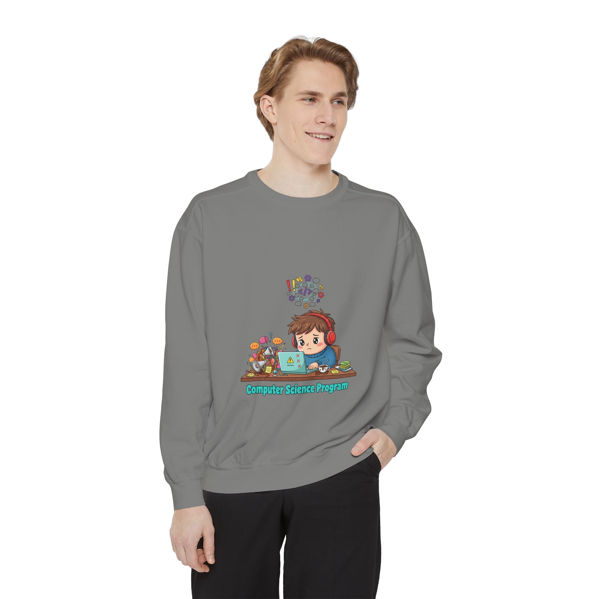 Computer Science Unisex Garment-Dyed Sweatshirt