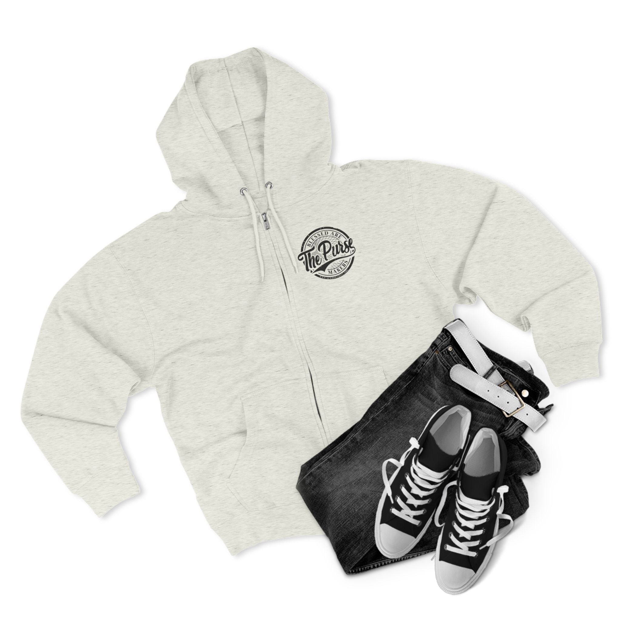 Blessed Are The Purse Makers Zip Hoodie