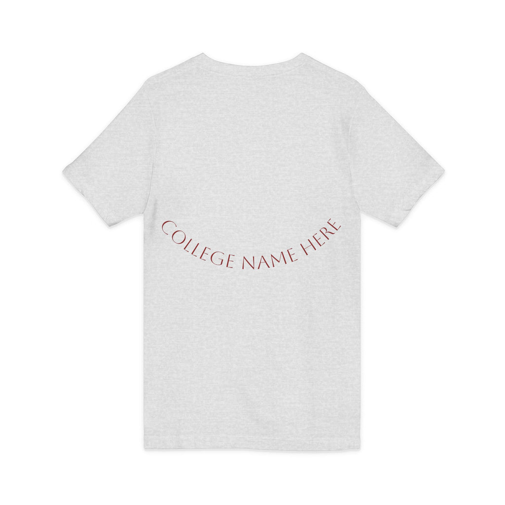 Chemistry Grad Shirt — "I'm Like 98% Done" V-Neck Tee (Chemistry Program)