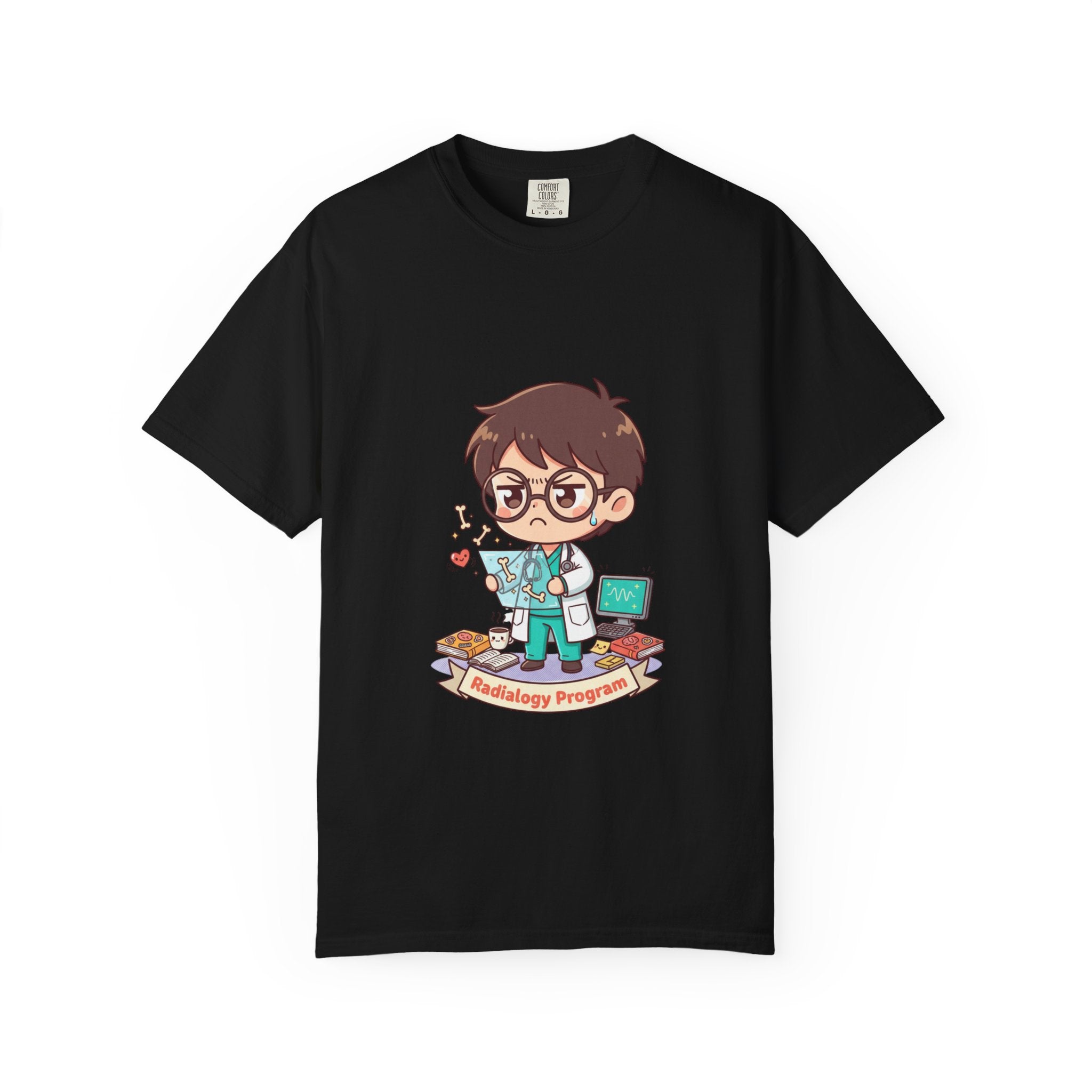 Radiology Program T-Shirt — Cute Radiologist Cartoon College Tee