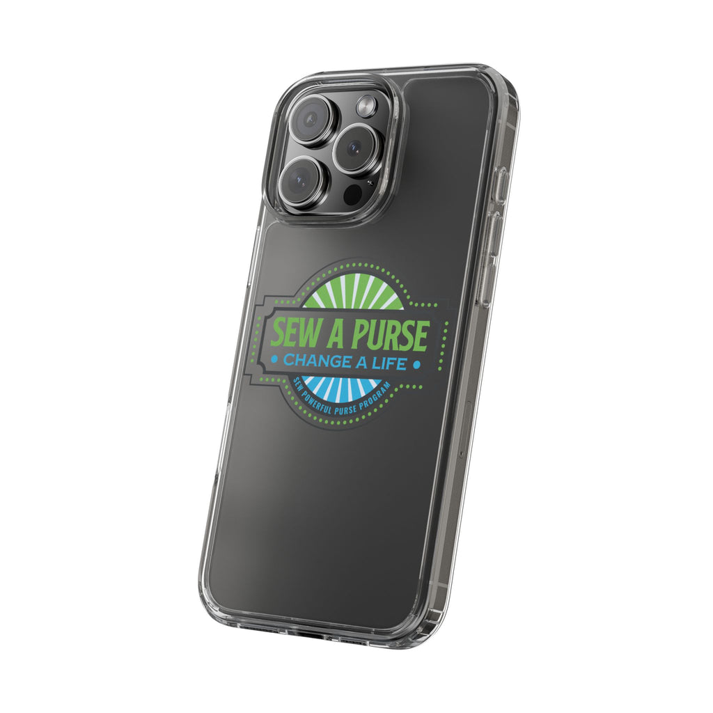 Clear Case — “Sew a Purse, Change a Life” Charity Phone Case