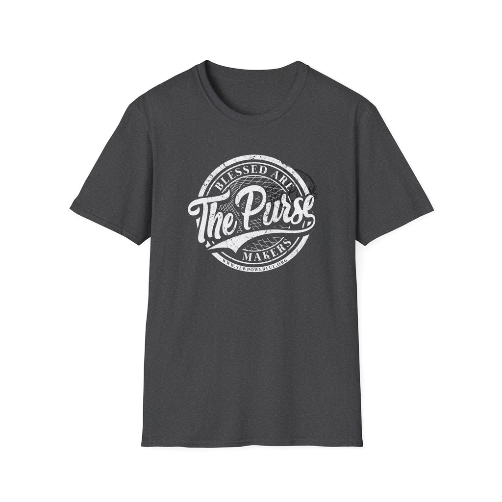 Blessed Are The Purse Makers White Logo T-Shirt