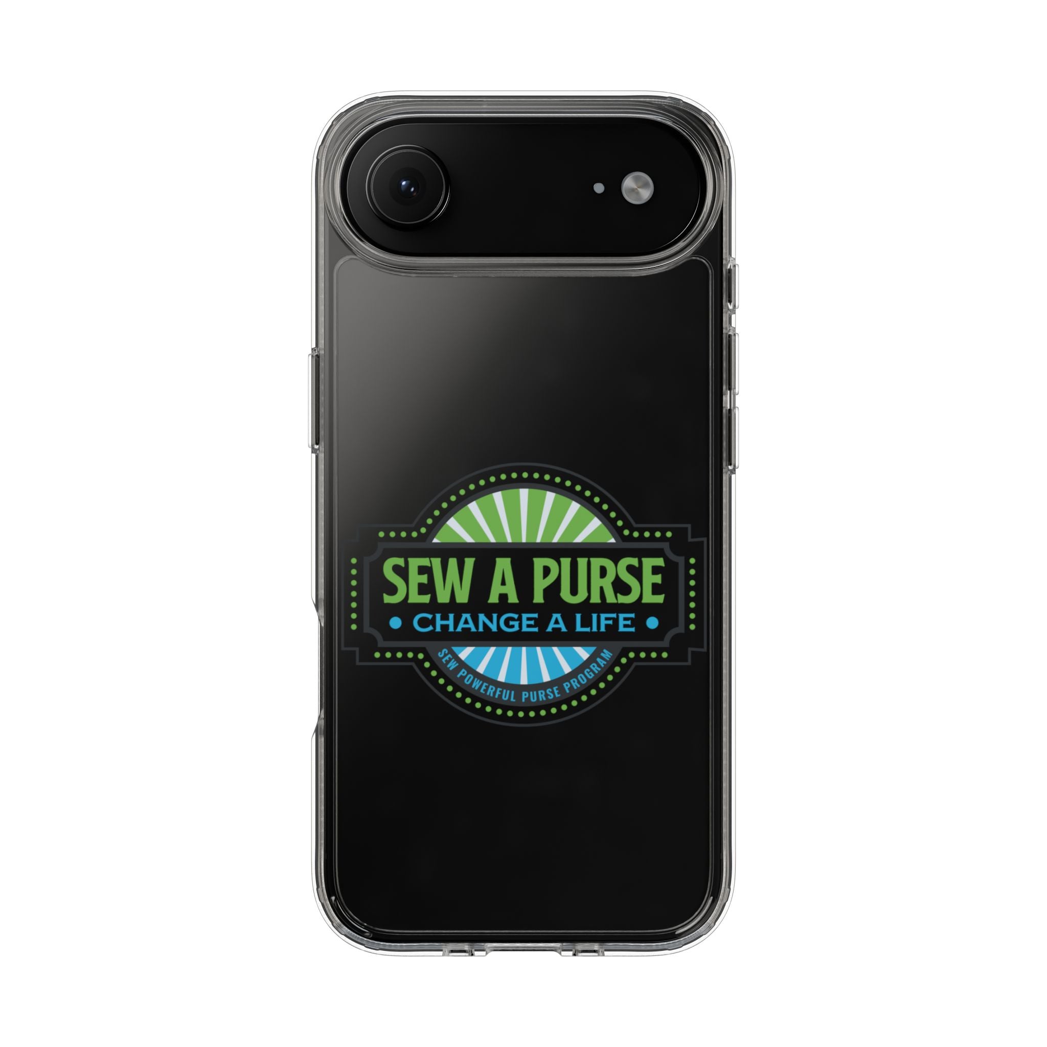 Clear Case — “Sew a Purse, Change a Life” Charity Phone Case