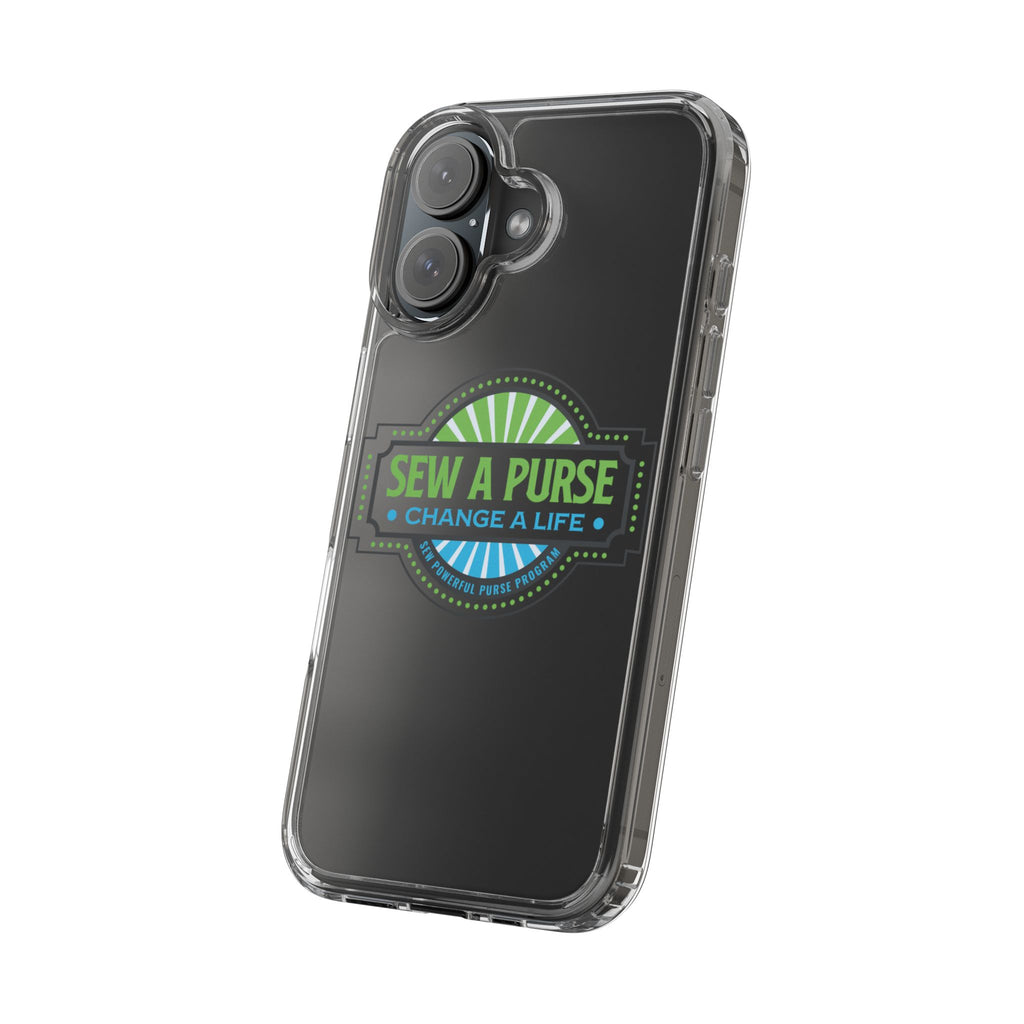 Clear Case — “Sew a Purse, Change a Life” Charity Phone Case