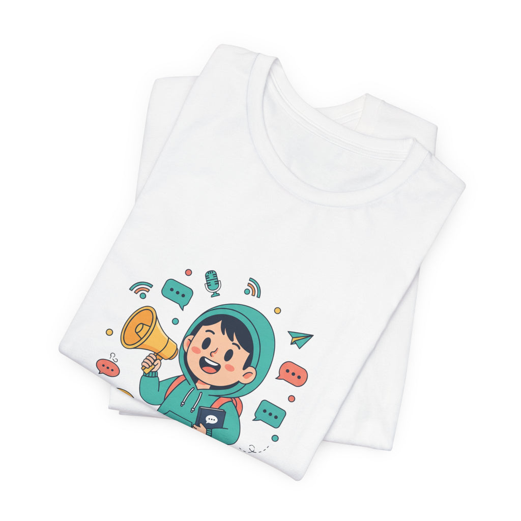 Communication Program T‑Shirt — Cute Mascot Tee