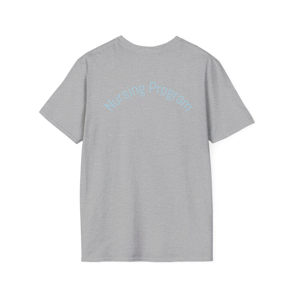Long Beach City College Nursing Program T-Shirt — Caduceus Skull Patch Design