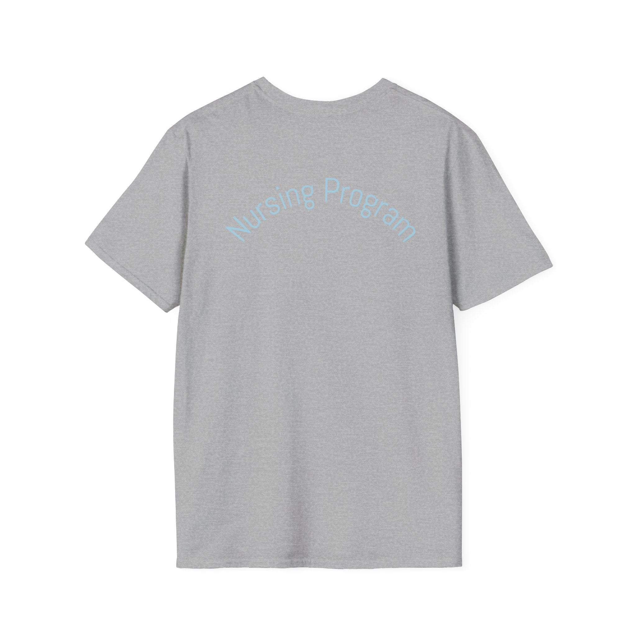 Long Beach City College Nursing Program T-Shirt — Caduceus Skull Patch Design