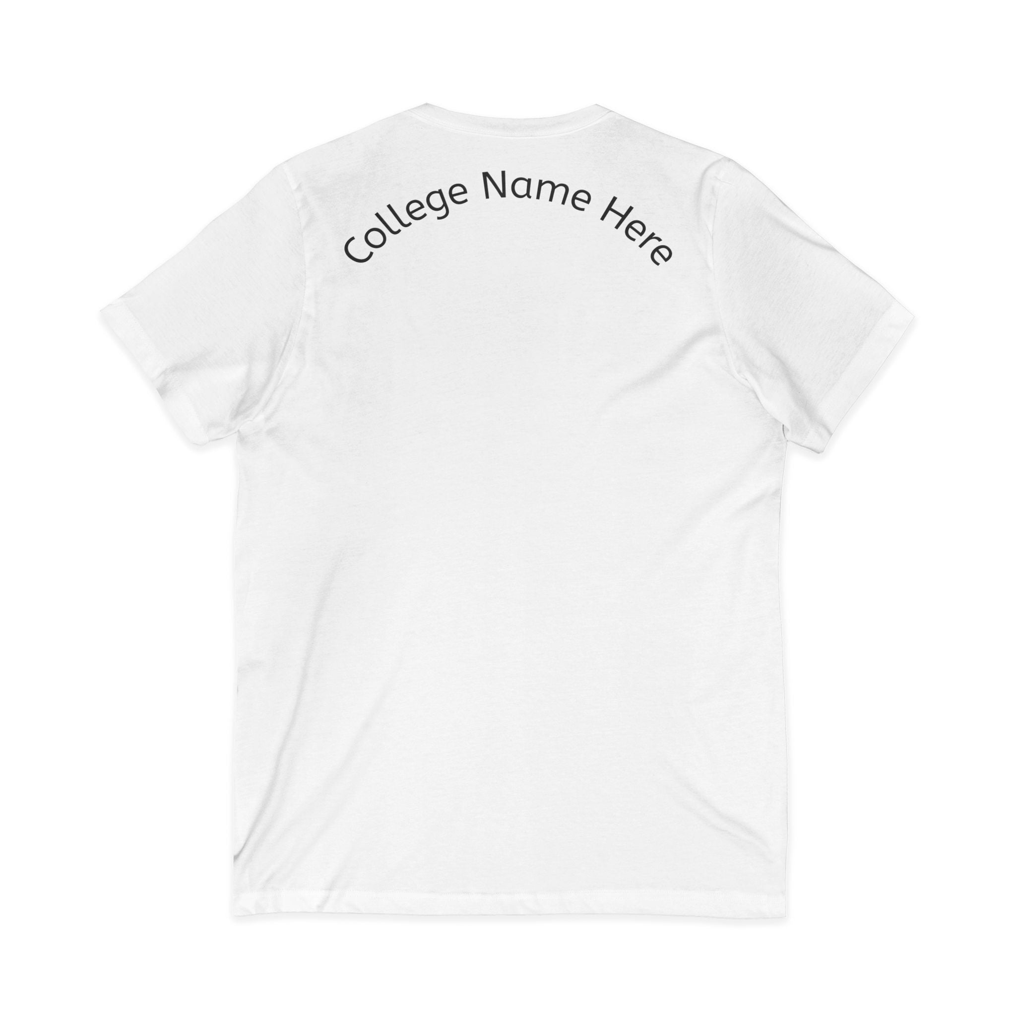 Business Management College T‑Shirt - Cute Study Cartoon V‑Neck Tee