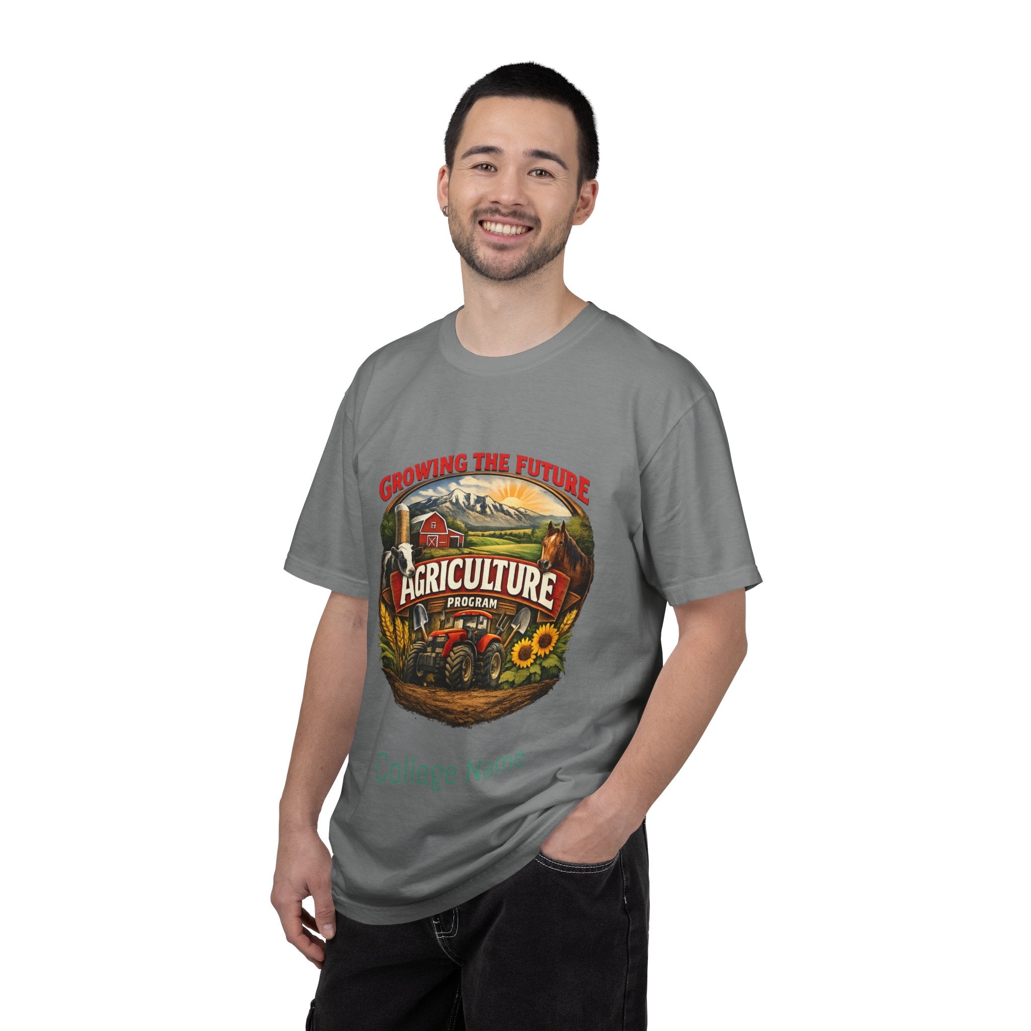Agriculture Program T‑Shirt — "Growing the Future" Farm Vintage Graphic