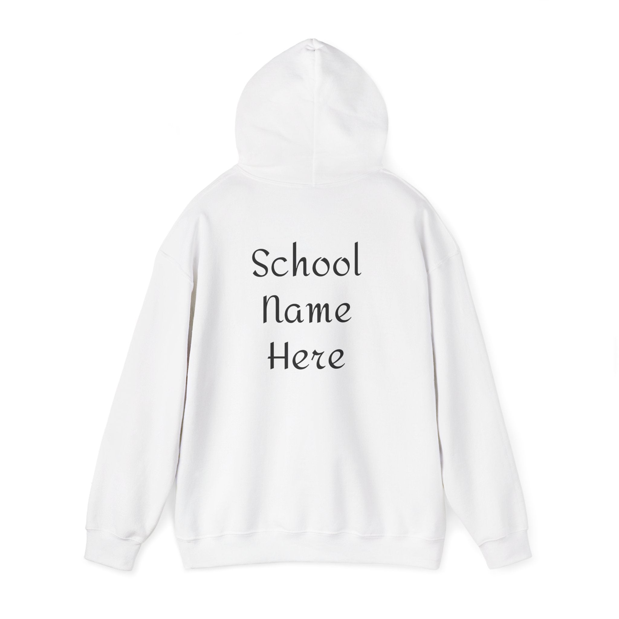 Nursing Program Hoodie – Cute Medical Icons Sweatshirt (Custom School Name)