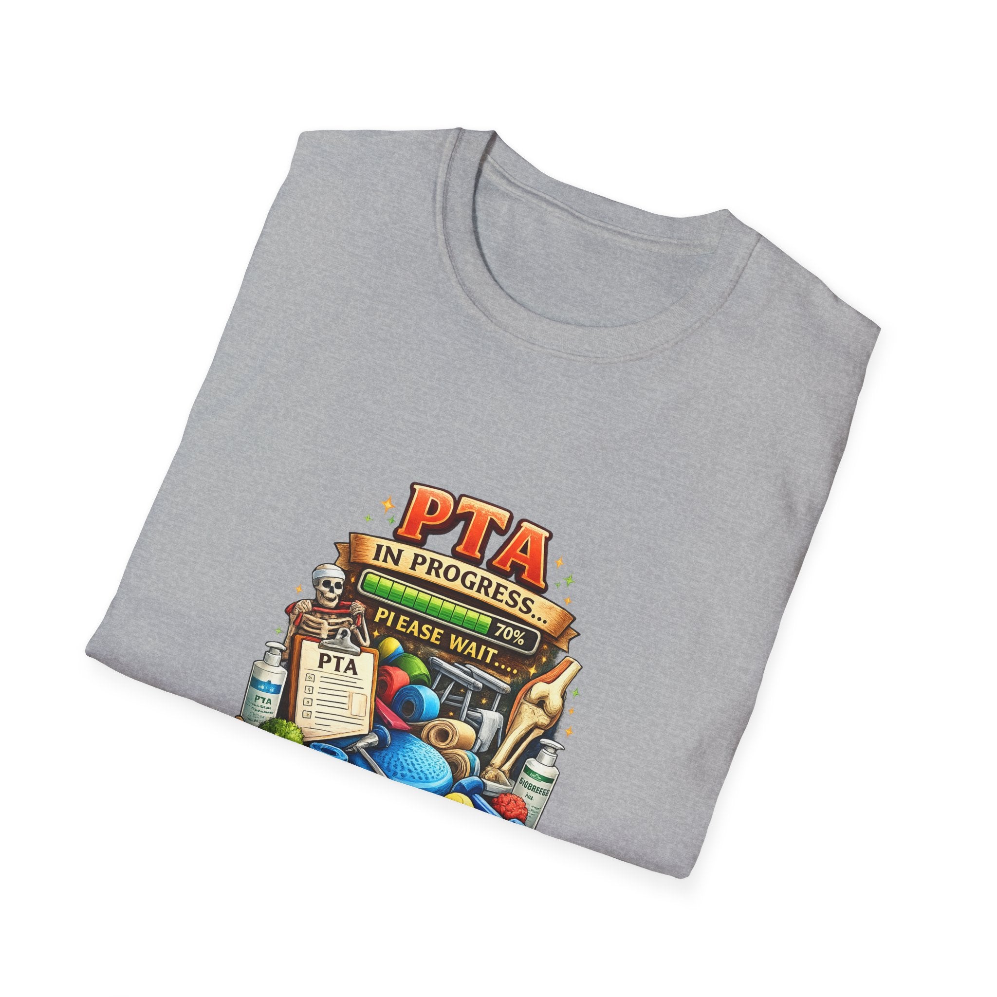 PTA In Progress T-Shirt — Physical Therapy Assistant Funny Therapist Gift