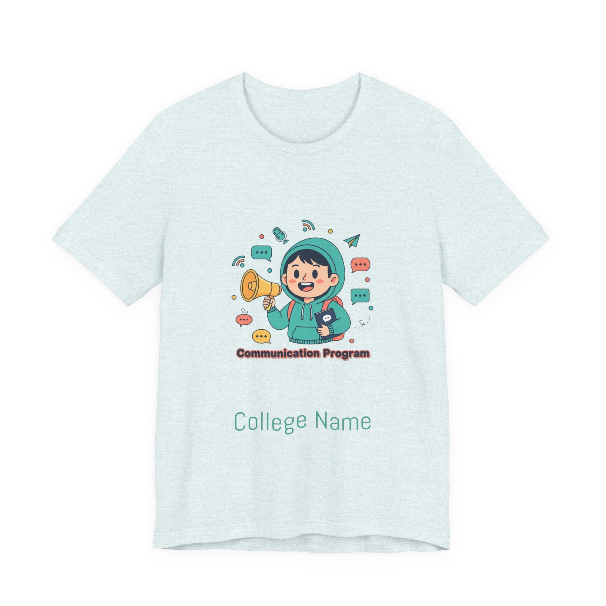 Communication Program T‑Shirt — Cute Mascot Tee