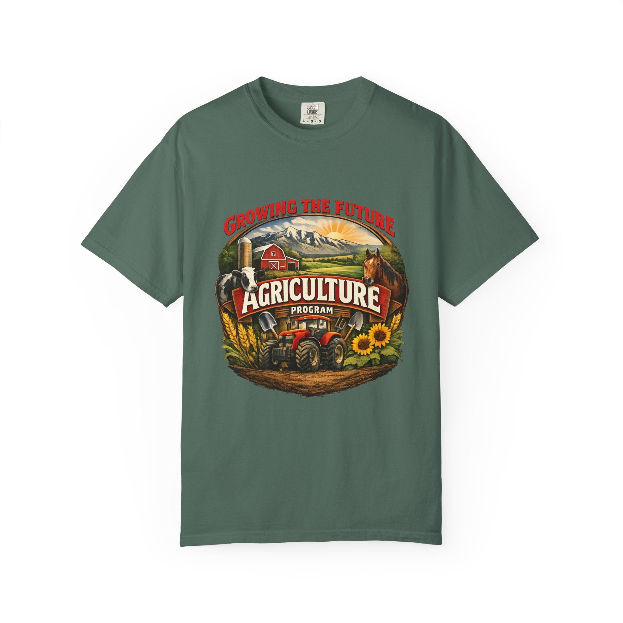 Agriculture Program T‑Shirt — "Growing the Future" Farm Vintage Graphic