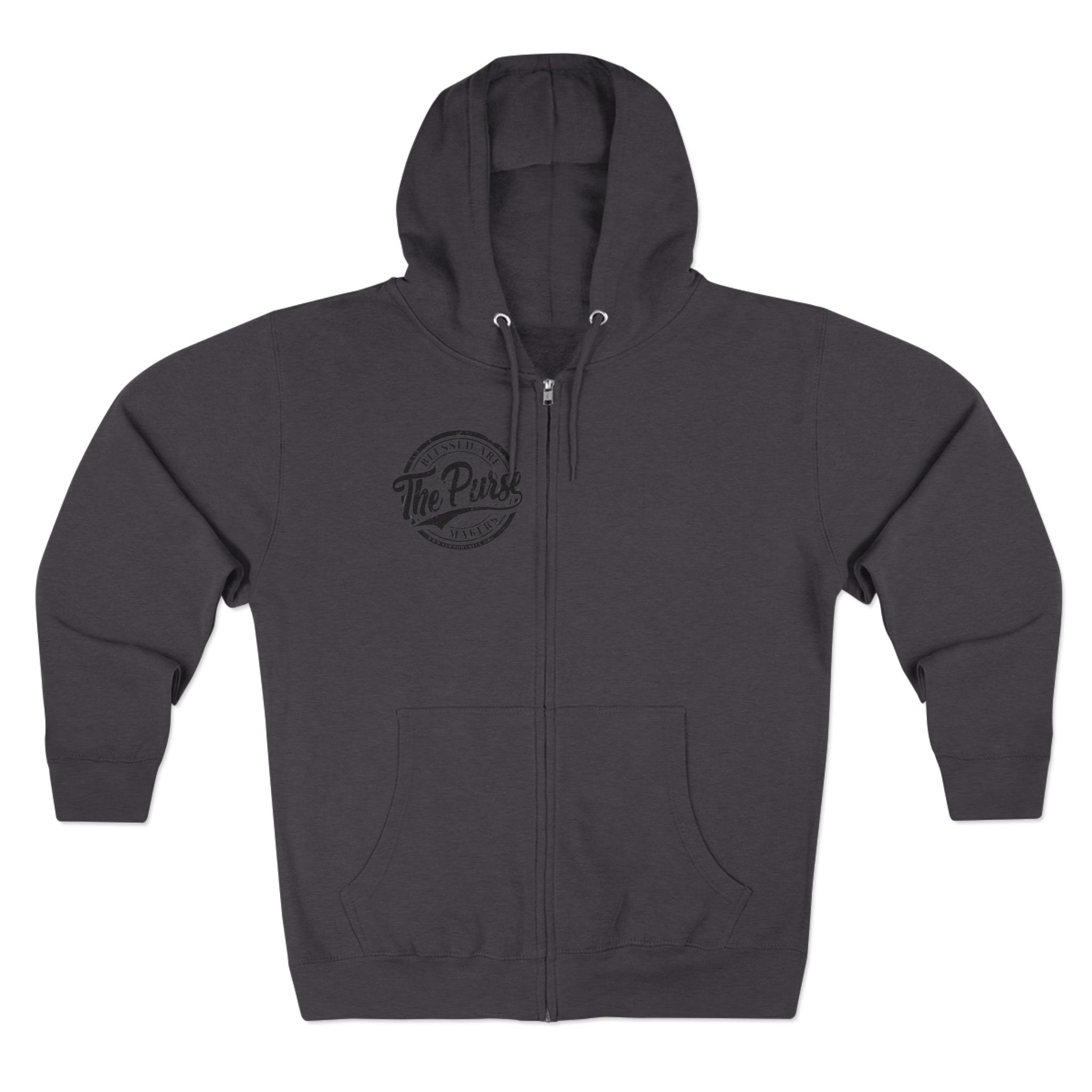 The Purse Zip Hoodie — Vintage Camping Logo Hooded Jacket