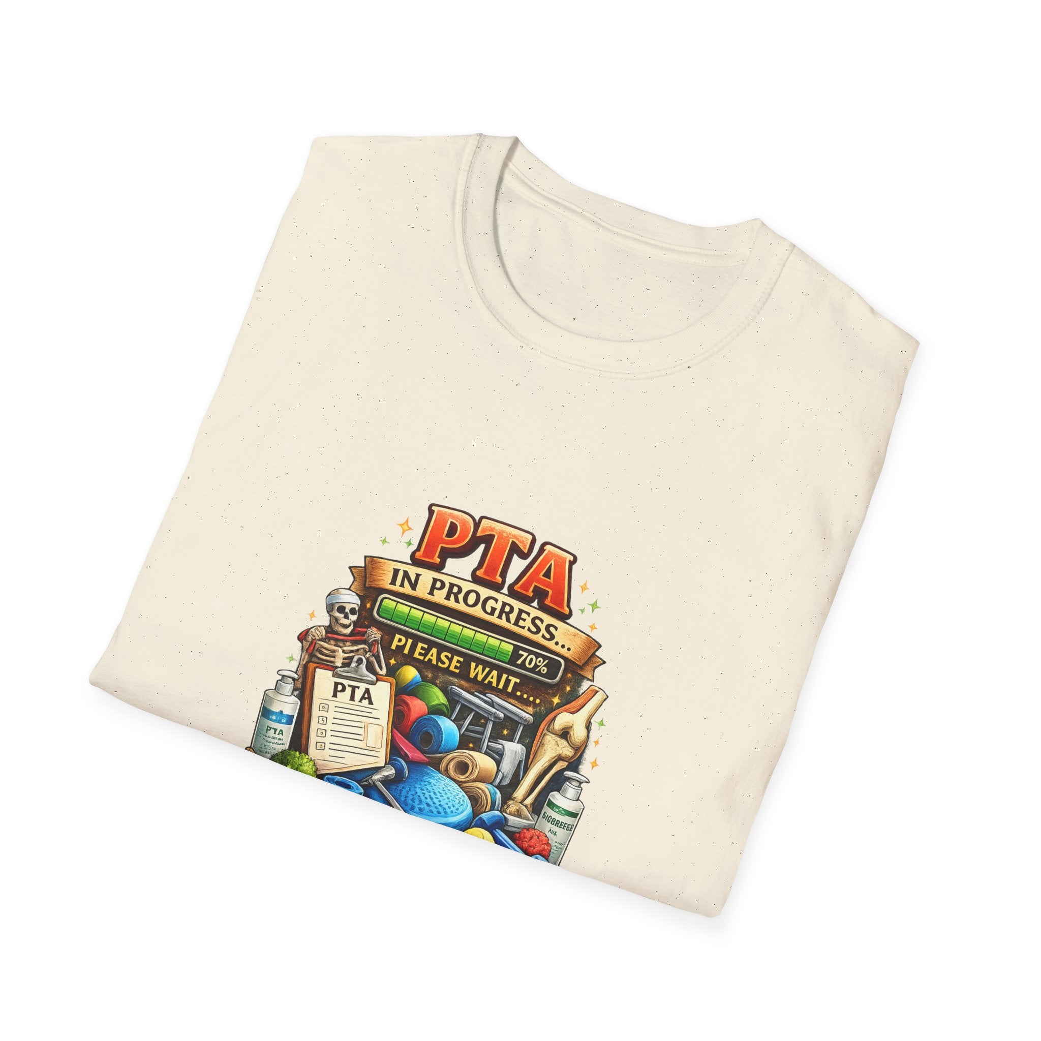 PTA In Progress T-Shirt — Physical Therapy Assistant Funny Therapist Gift