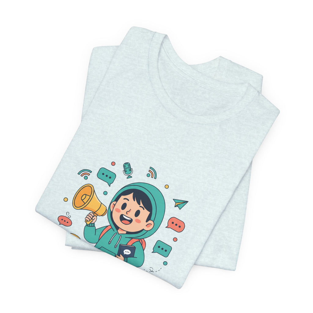 Communication Program T‑Shirt — Cute Mascot Tee