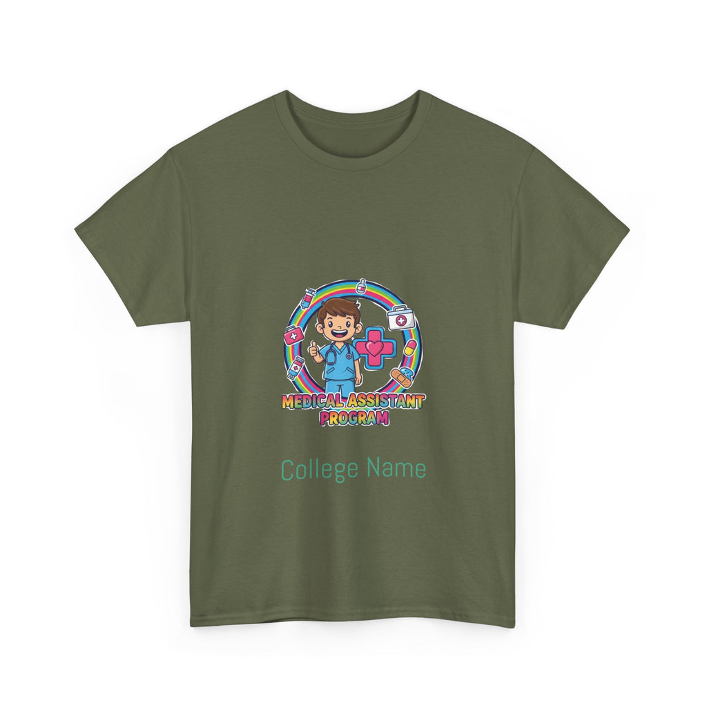 Medical Assistant Graphic Tee — White T‑Shirt