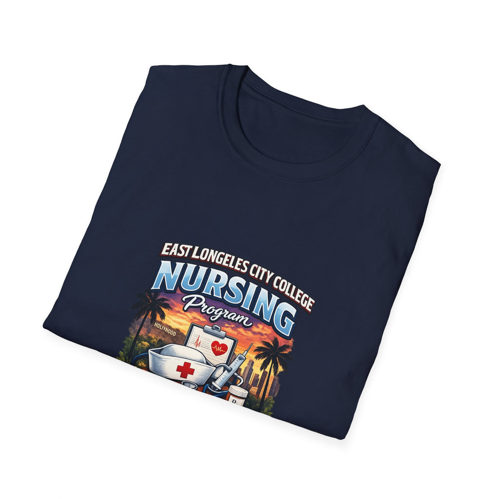 California Nursing Program T-Shirt — Retro Palm Tree Beach Nurse Design