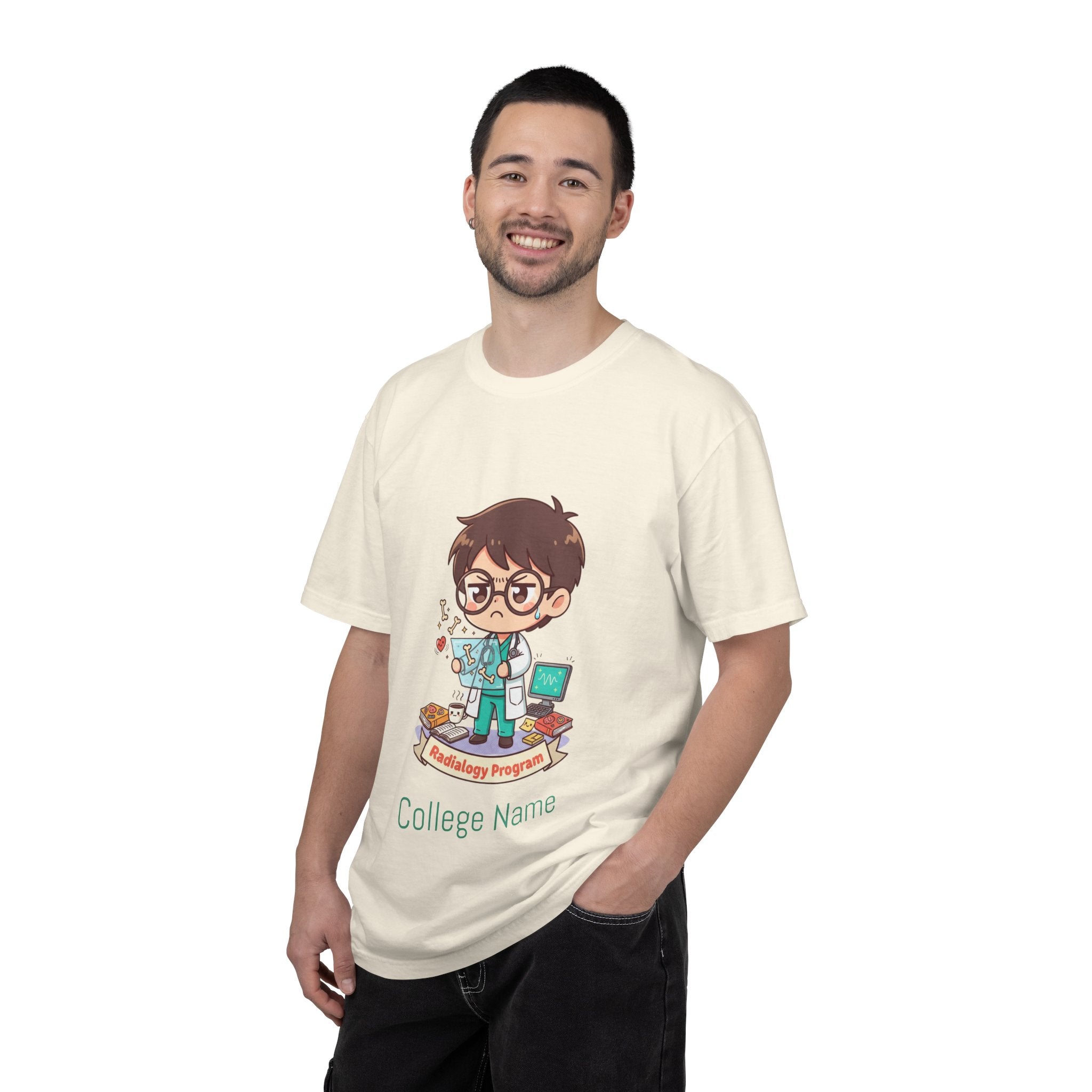 Radiology Program T-Shirt — Cute Radiologist Cartoon College Tee
