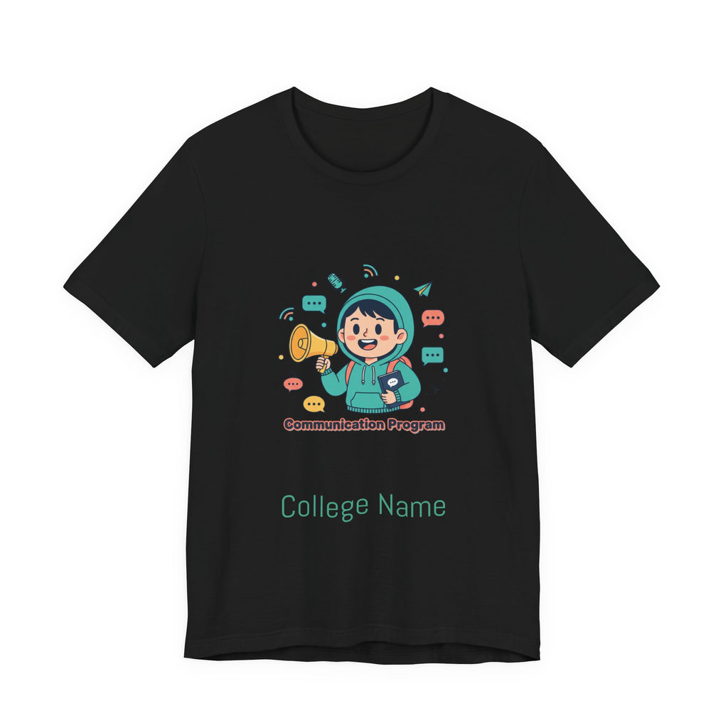 Communication Program T‑Shirt — Cute Mascot Tee