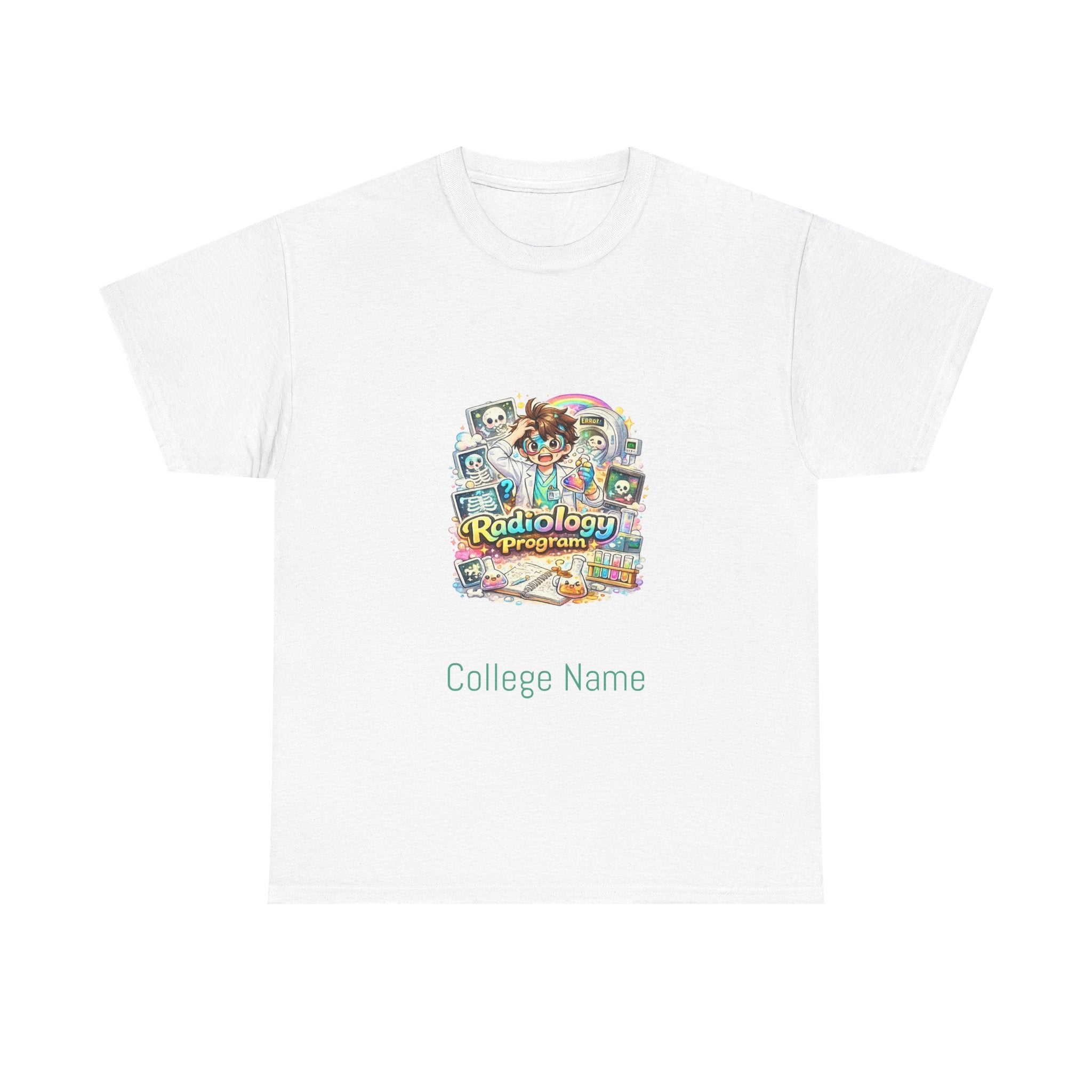 Radiology Tech Vintage Badge T-Shirt — Radiologic Technologist College Shirt