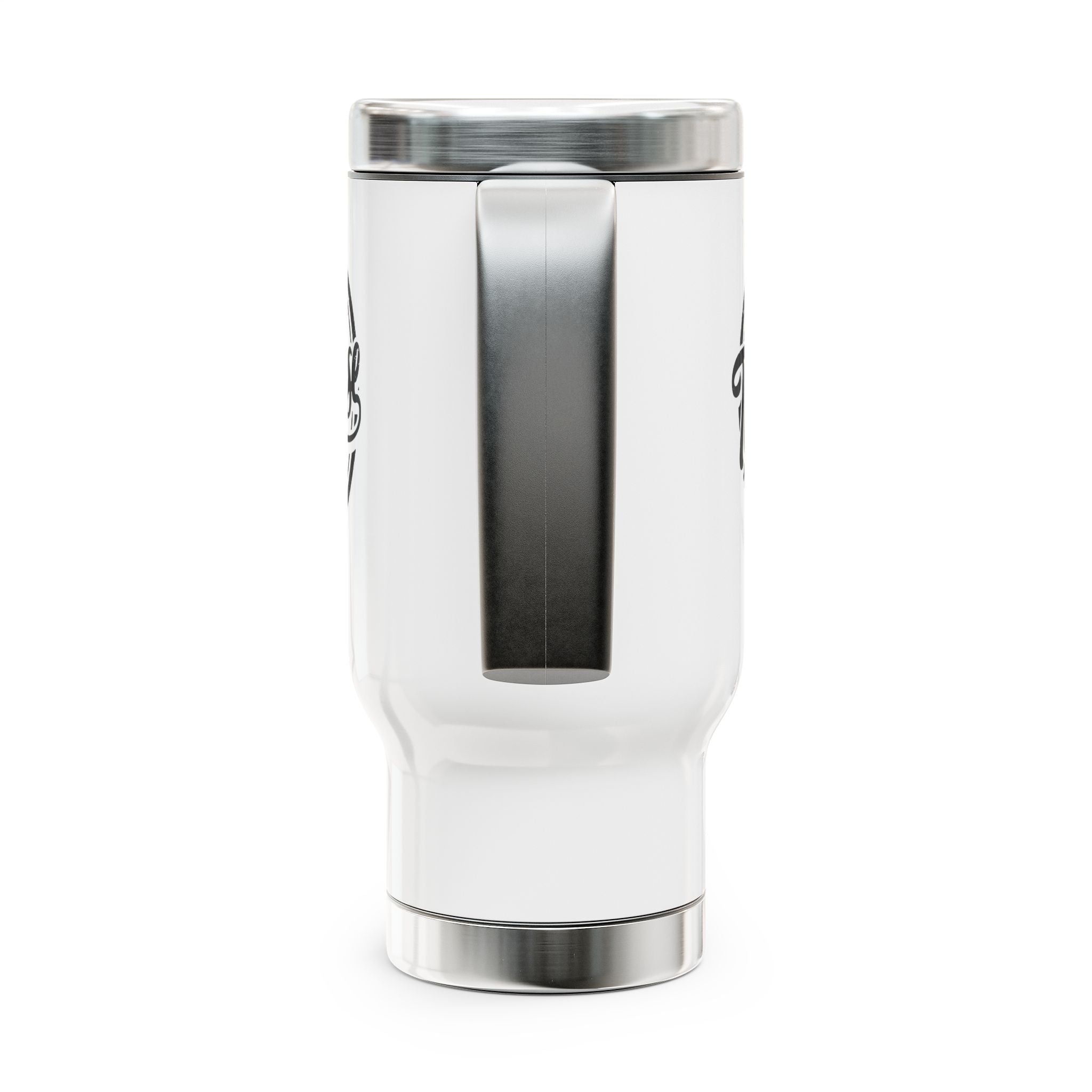 Blessed Are The Purse Makers 14 oz Stainless Steel Travel Mug with Handle