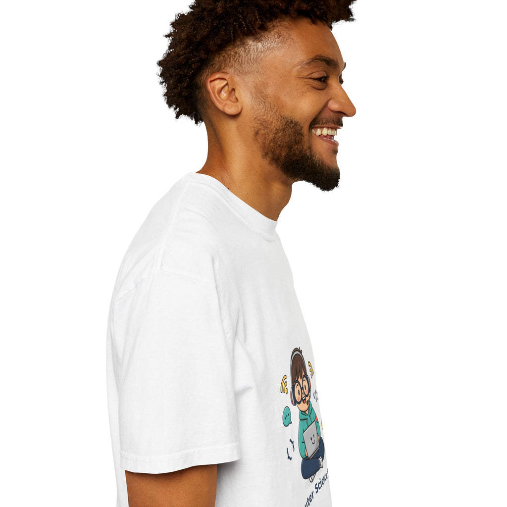 Computer Science Program T-Shirt — Cute Programmer Cartoon Tee