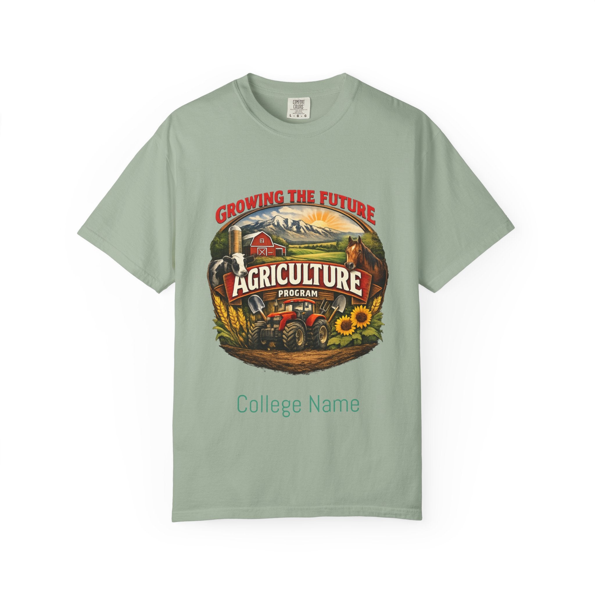 Agriculture Program T‑Shirt — "Growing the Future" Farm Vintage Graphic