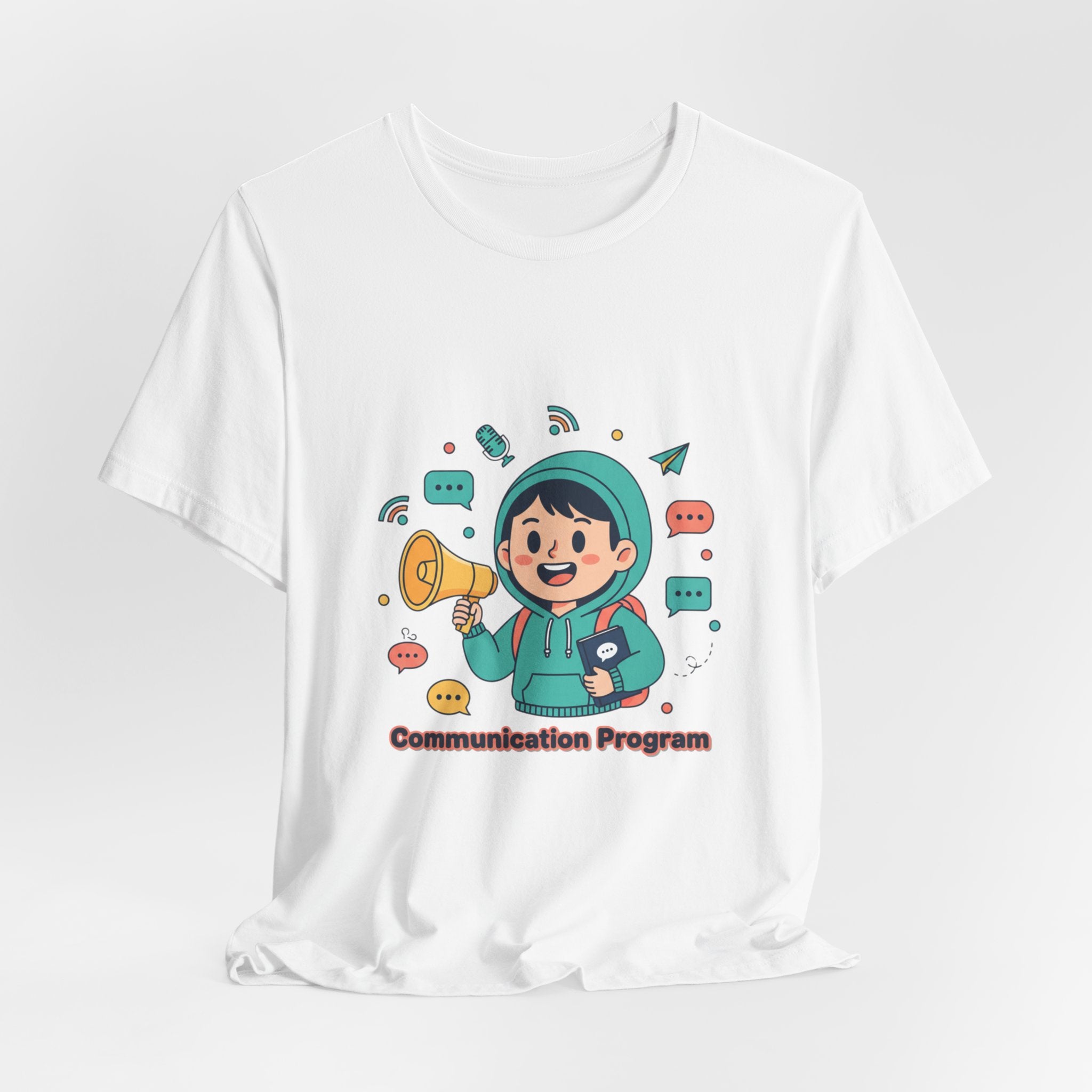 Communication Program T‑Shirt — Cute Mascot Tee
