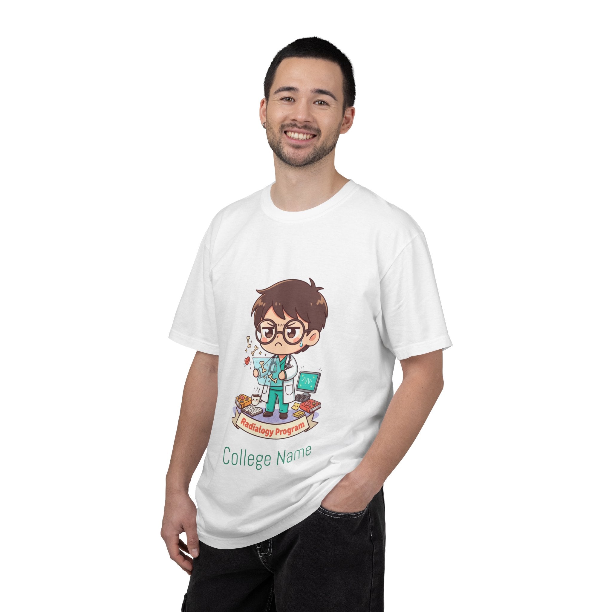 Radiology Program T-Shirt — Cute Radiologist Cartoon College Tee