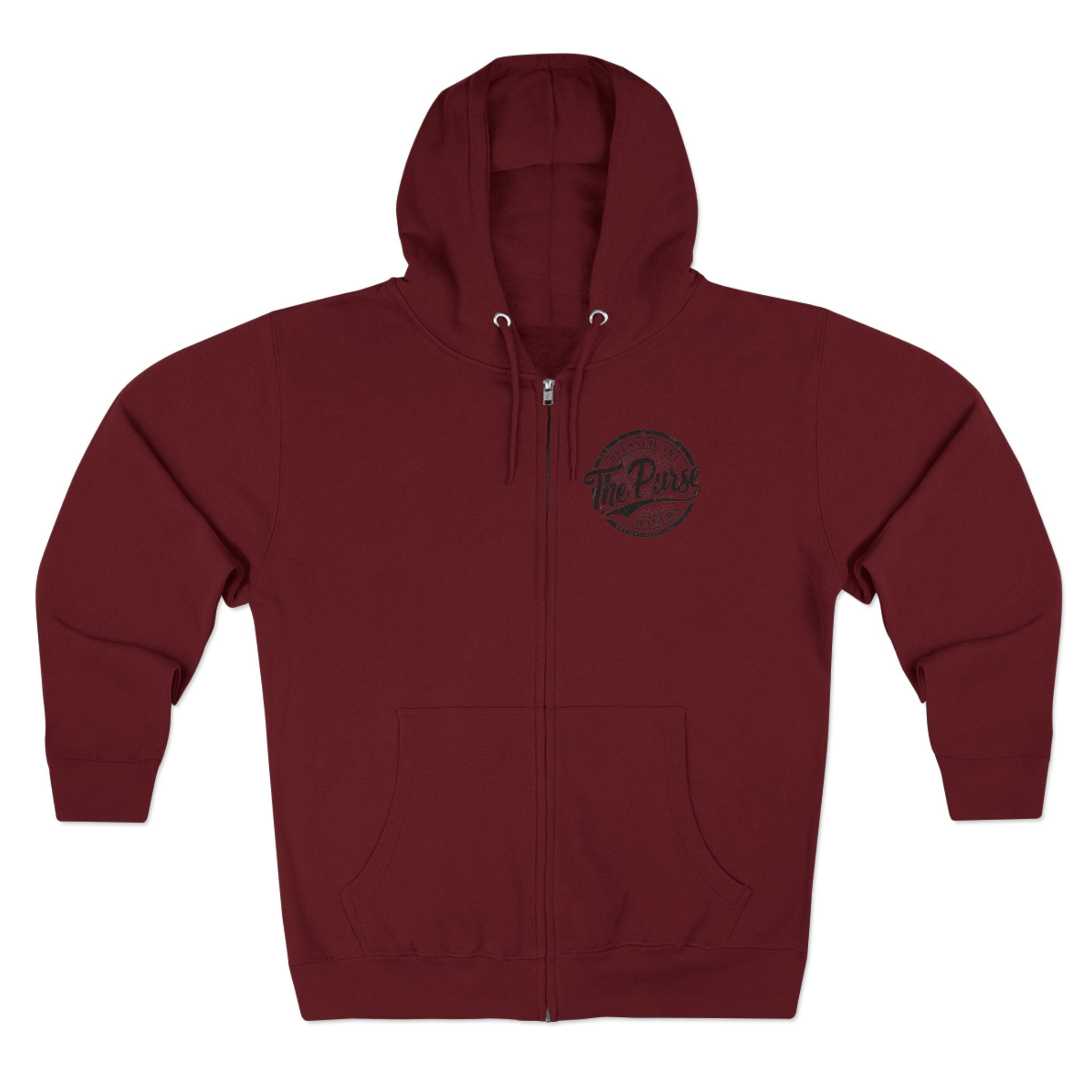 The Purse Zip Hoodie — Vintage Camping Logo Hooded Jacket