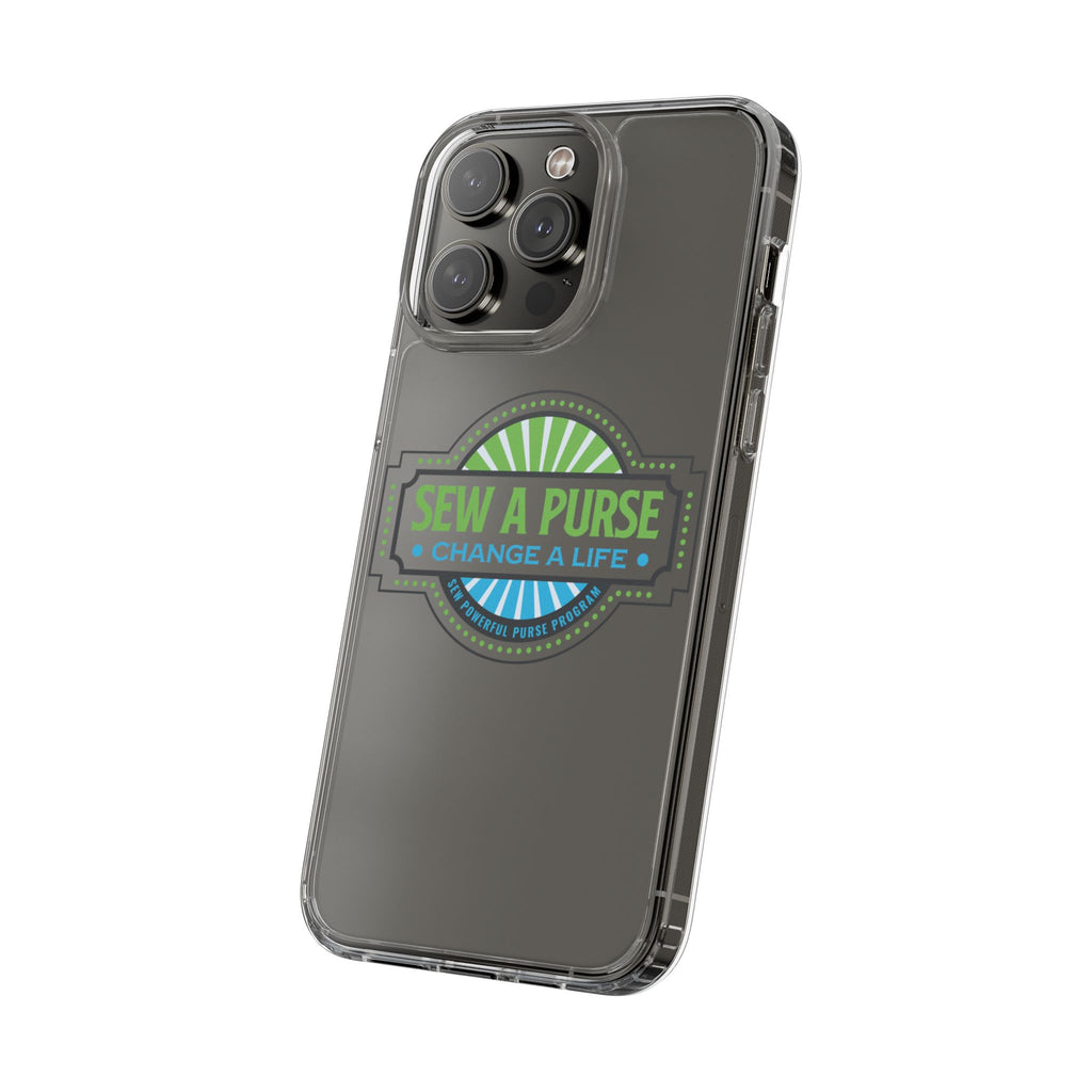 Clear Case — “Sew a Purse, Change a Life” Charity Phone Case