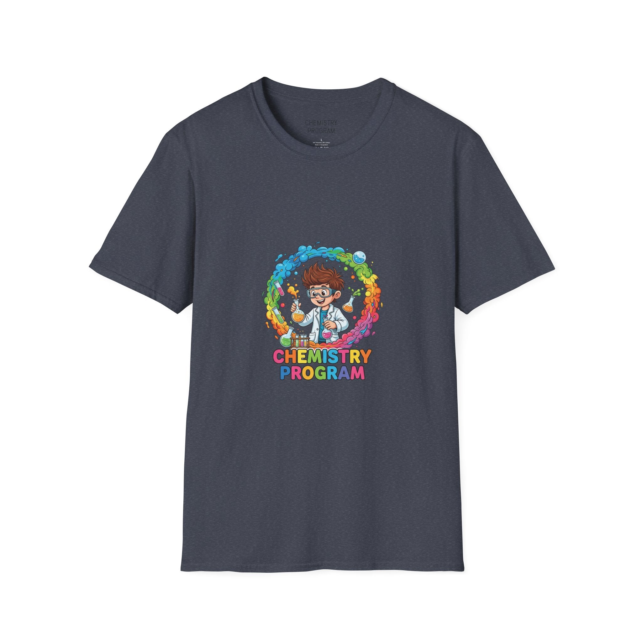Chemistry Program T-Shirt — Colorful Science Club Tee