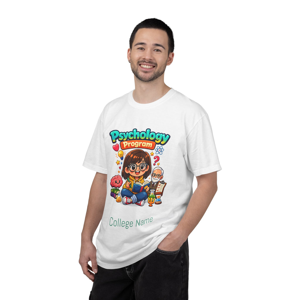 Psychology Program T-Shirt — Cute Student Cartoon Design