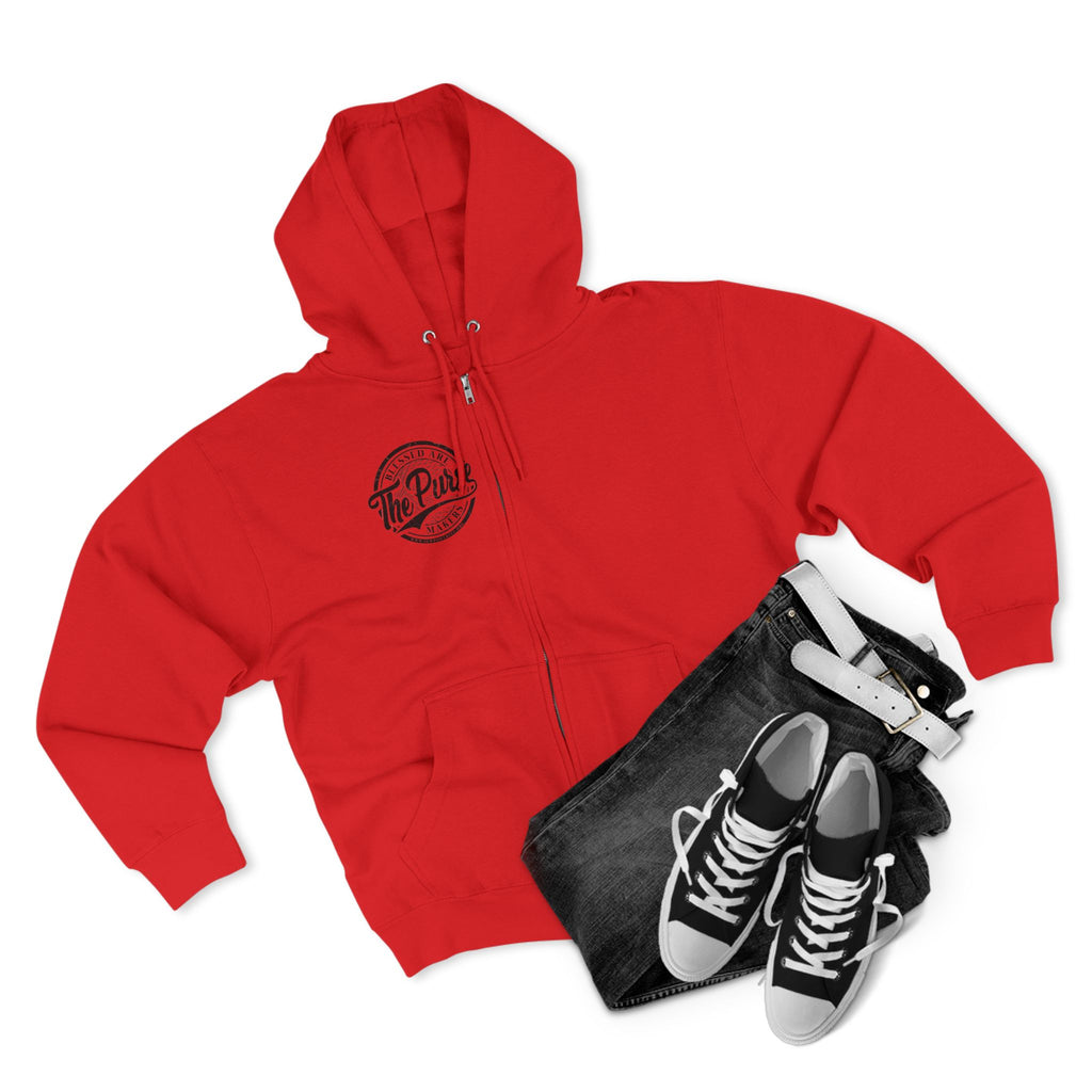 The Purse Zip Hoodie — Vintage Camping Logo Hooded Jacket