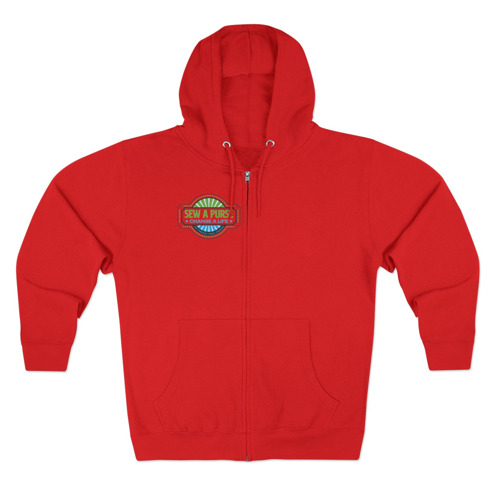 Sew a purse Badge Zip Hoodie - Sewing & Knitting Craft Apparel