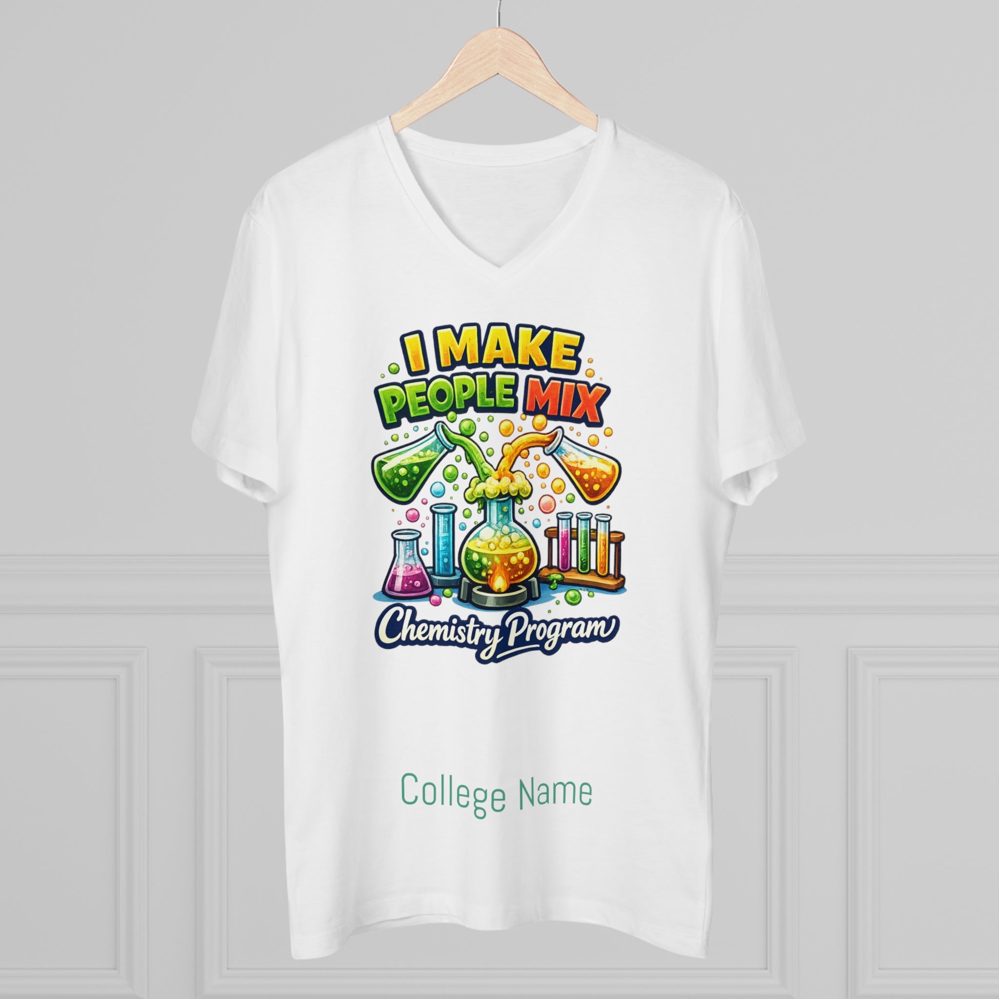 Chemistry Program T‑Shirt — "I Make People Mix" Science Teacher Shirt